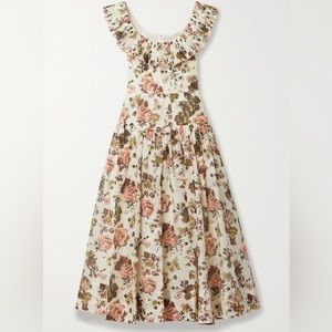 ULLA JOHNSON Coretta ruffled dress size 4